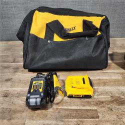 HOUSTON LOCATION - AS-IS DEWALT 20V MAX Lithium-Ion 15-Degree Electric Cordless Roofing Nailer Kit