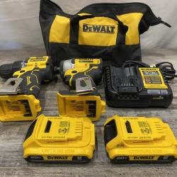 AS-IS DEWALT ATOMIC 20-Volt MAX Lithium-Ion Cordless Combo Kit