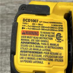 AS-IS DEWALT 20V XR Lithium-Ion Cordless Brushless 1/2 in. Drill/Driver Kit
