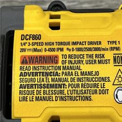 AS-IS DEWALT 20V MAX XR Cordless Impact Driver (Tool Only)