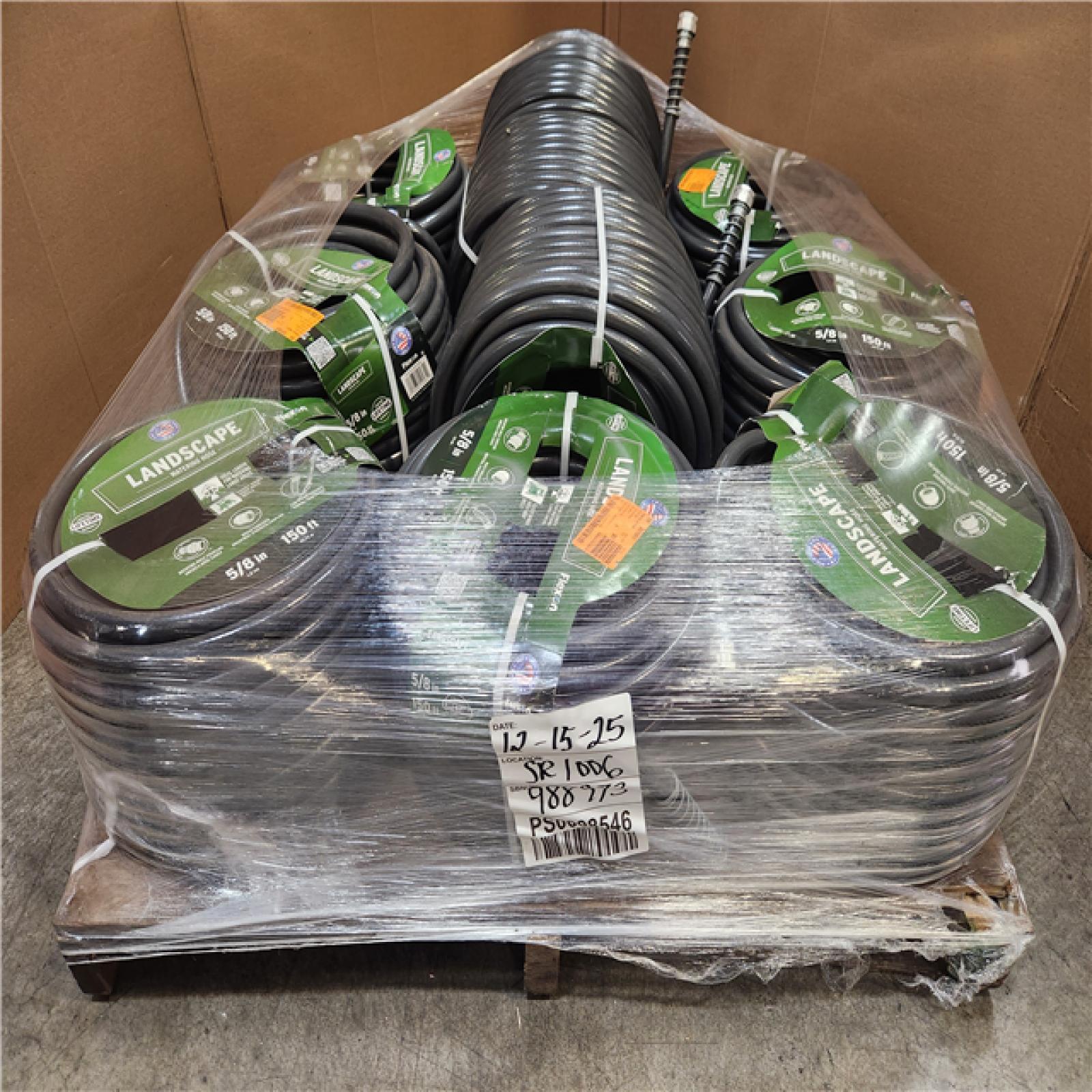 Phoenix NEW Flexon 5/8 in. Dia x 150 ft. Supreme Duty Water Hose Pallet (10-Hoses)