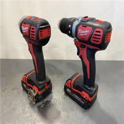 AS-IS - Milwaukee M18 18V Lithium-Ion Cordless Drill Driver/Impact Driver Combo Kit (2-Tool)