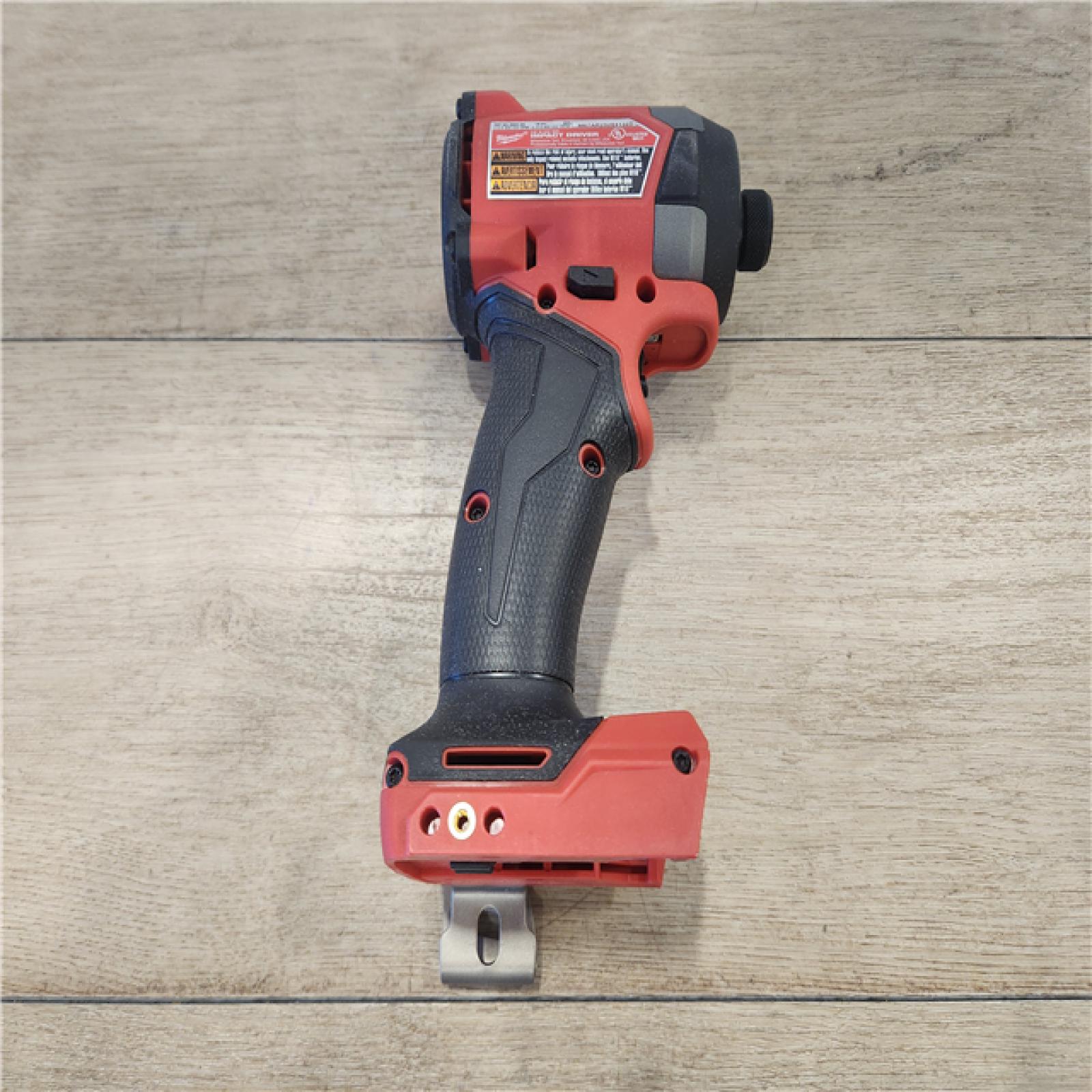 AS-IS- Milwaukee FUEL 18V Lithium-Ion Brushless Cordless 1/4 in. Hex Impact Driver (Tool-Only)
