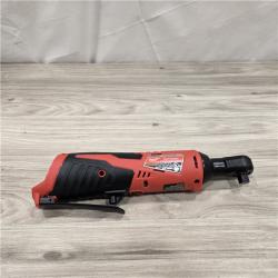 AS-IS MILWAUKEE 2457-20 .38 in. M12 Cordless Ratchet (Tool-Only)