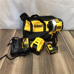 AS-IS DEWALT ATOMIC 20V MAX Lithium-Ion Cordless 1/4 in. Brushless Impact Driver Kit