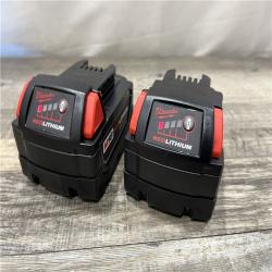 AS-IS Milwaukee 18-Volt Lithium-Ion XC Extended Capacity 5.0 Ah Battery Pack (2-Pack)