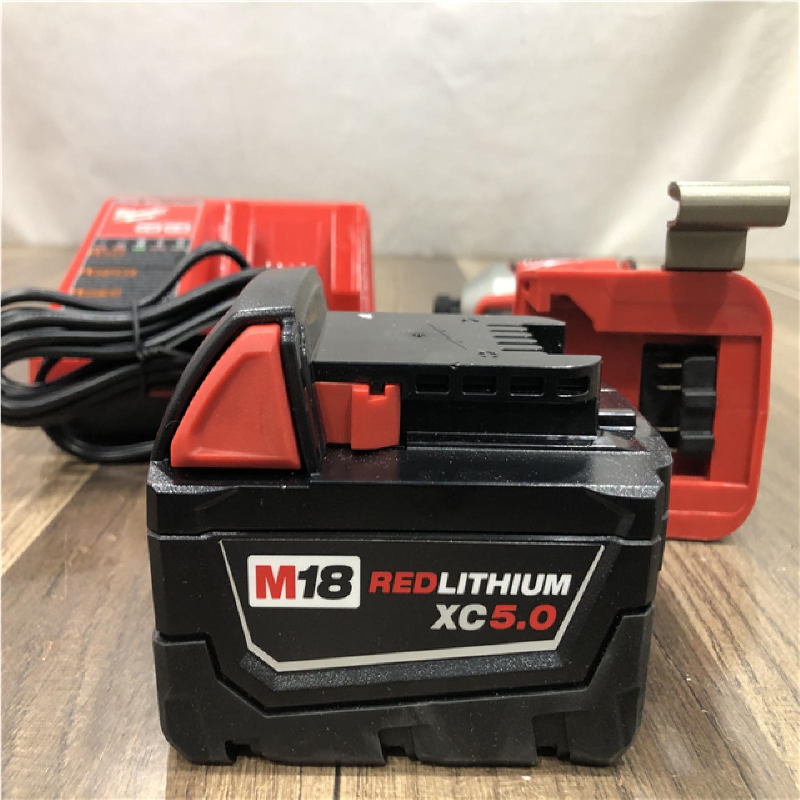 AS-IS Milwaukee  18V Lithium-Ion Brushless Cordless 1/4 in. Compact Impact Driver (Tool Only)