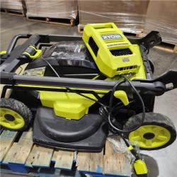 Dallas Location - As-Is RYOBI 80V HP Brushless Battery Cordless Electric 30 in. Lawn Mower with Battery and Charger