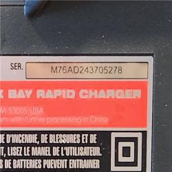 AS-IS- Milwaukee M18 18V Lithium-Ion PACKOUT 6-Port Rapid Charger