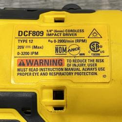 AS-IS DEWALT Atomic 20V Max Lithium-Ion Brushless Cordless Compact 1/4 in. Impact Driver Kit