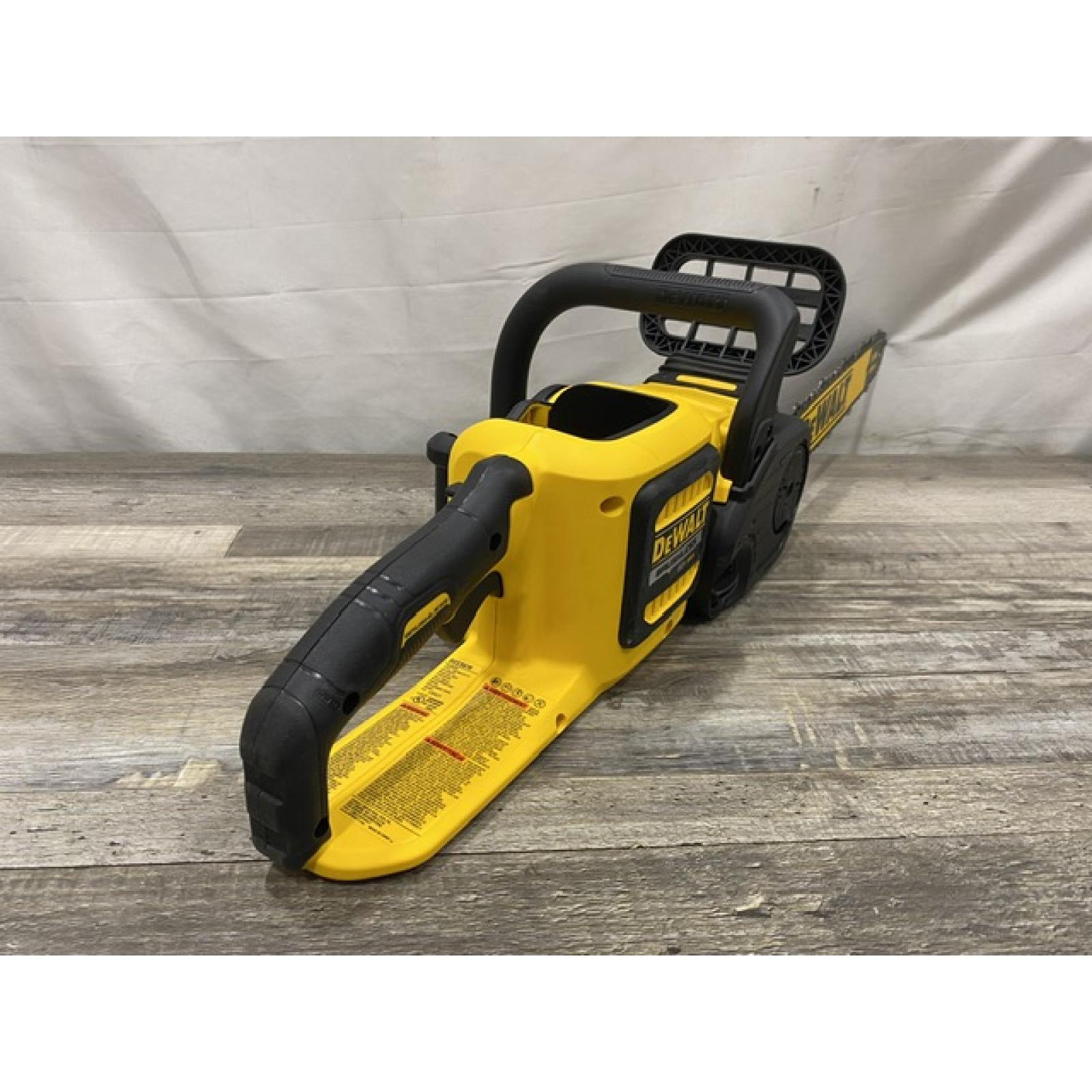 AS-IS DEWALT FLEXVOLT 60V MAX 16in. Brushless Cordless Battery Powered Chainsaw (Tool Only)