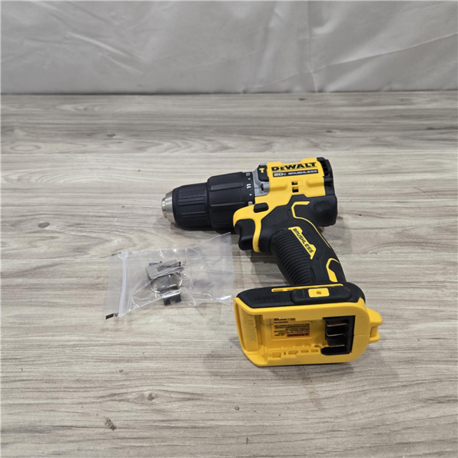 AS-IS DeWalt 20V MAX Atomic Cordless Compact 1/2 in Hammer Drill (Tool Only)