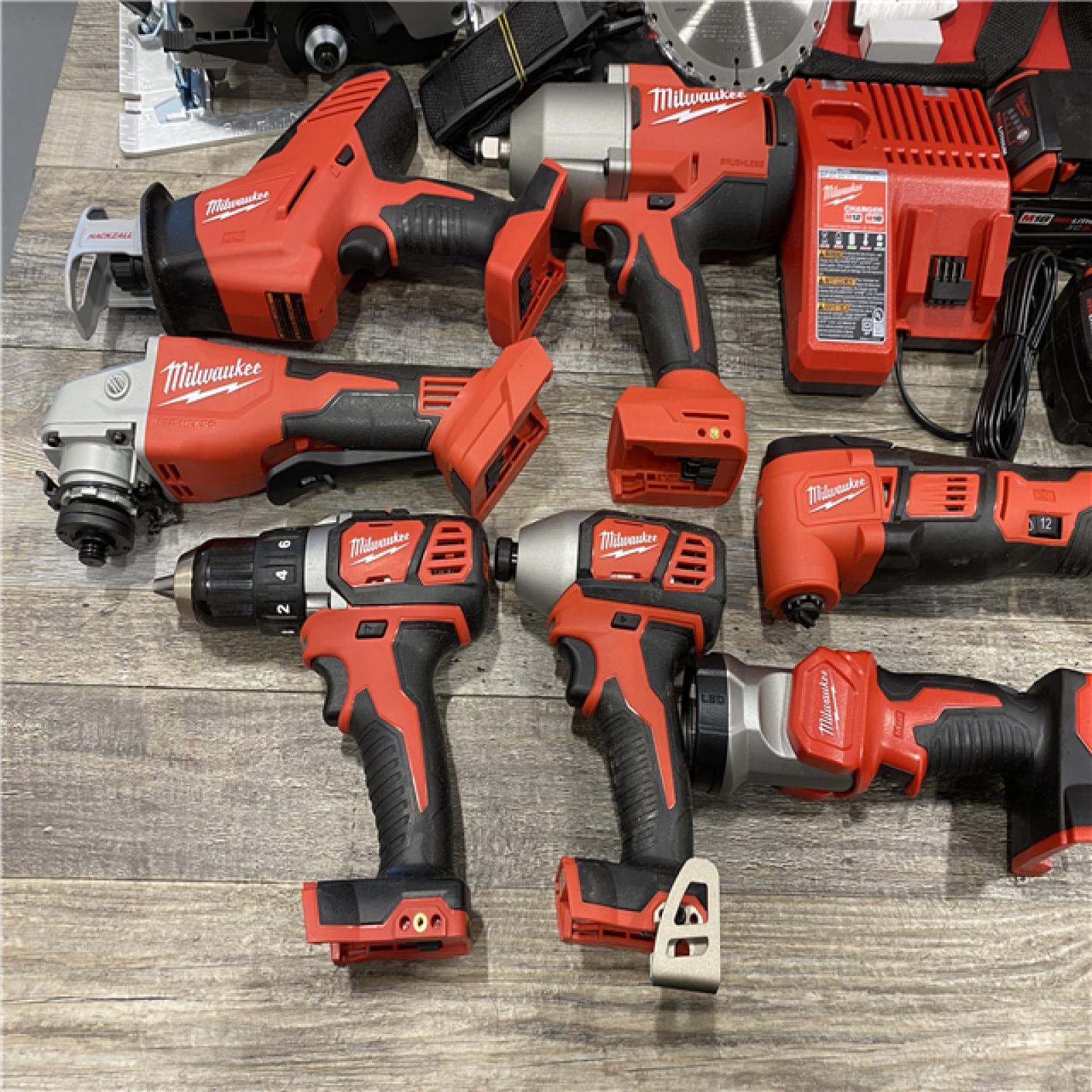 AS-IS Milwaukee 18-Volt Lithium-Ion Cordless Combo Kit