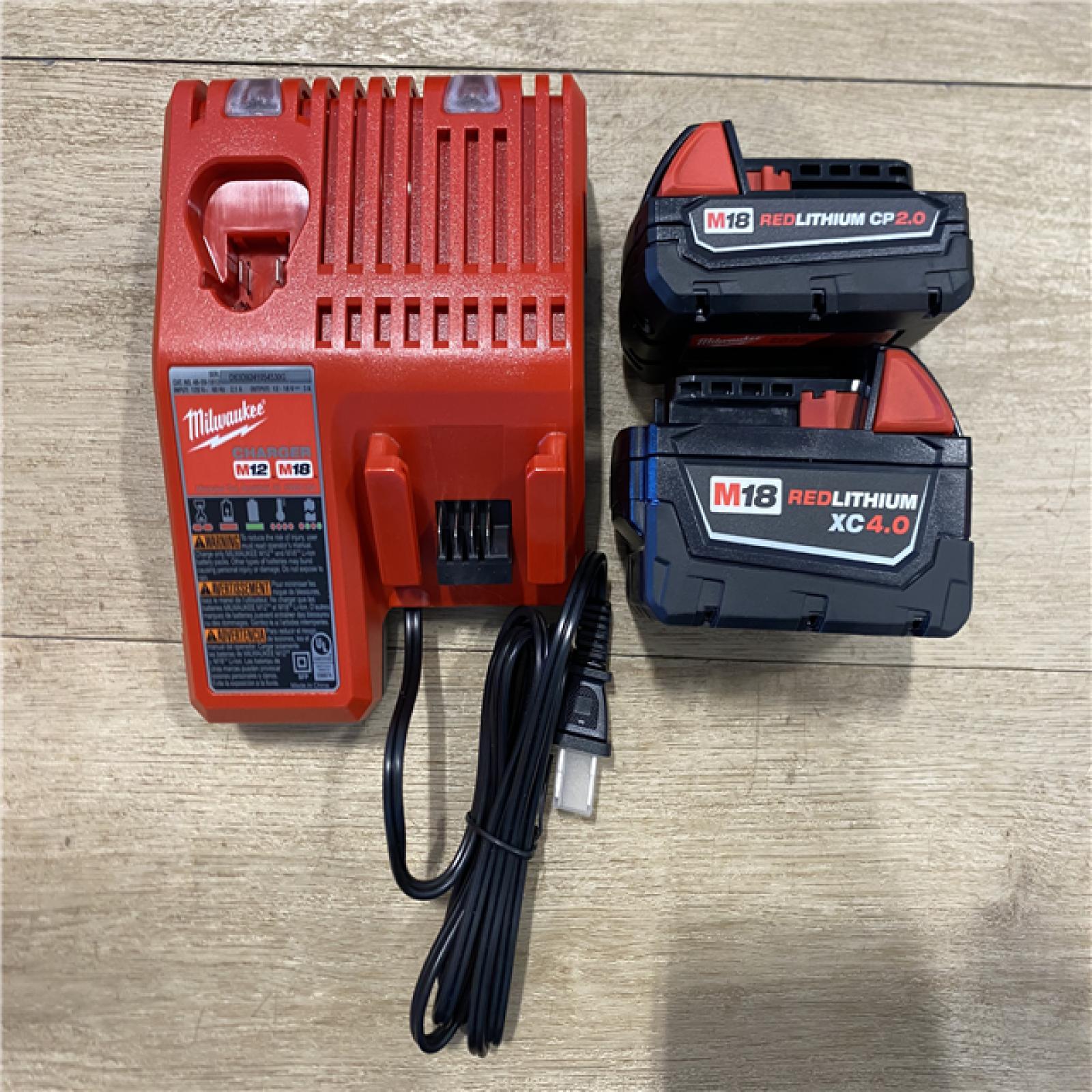 AS-IS Milwaukee 18-Volt Lithium-Ion Brushless Cordless Compact Hammer Drill/Impact Combo Kit