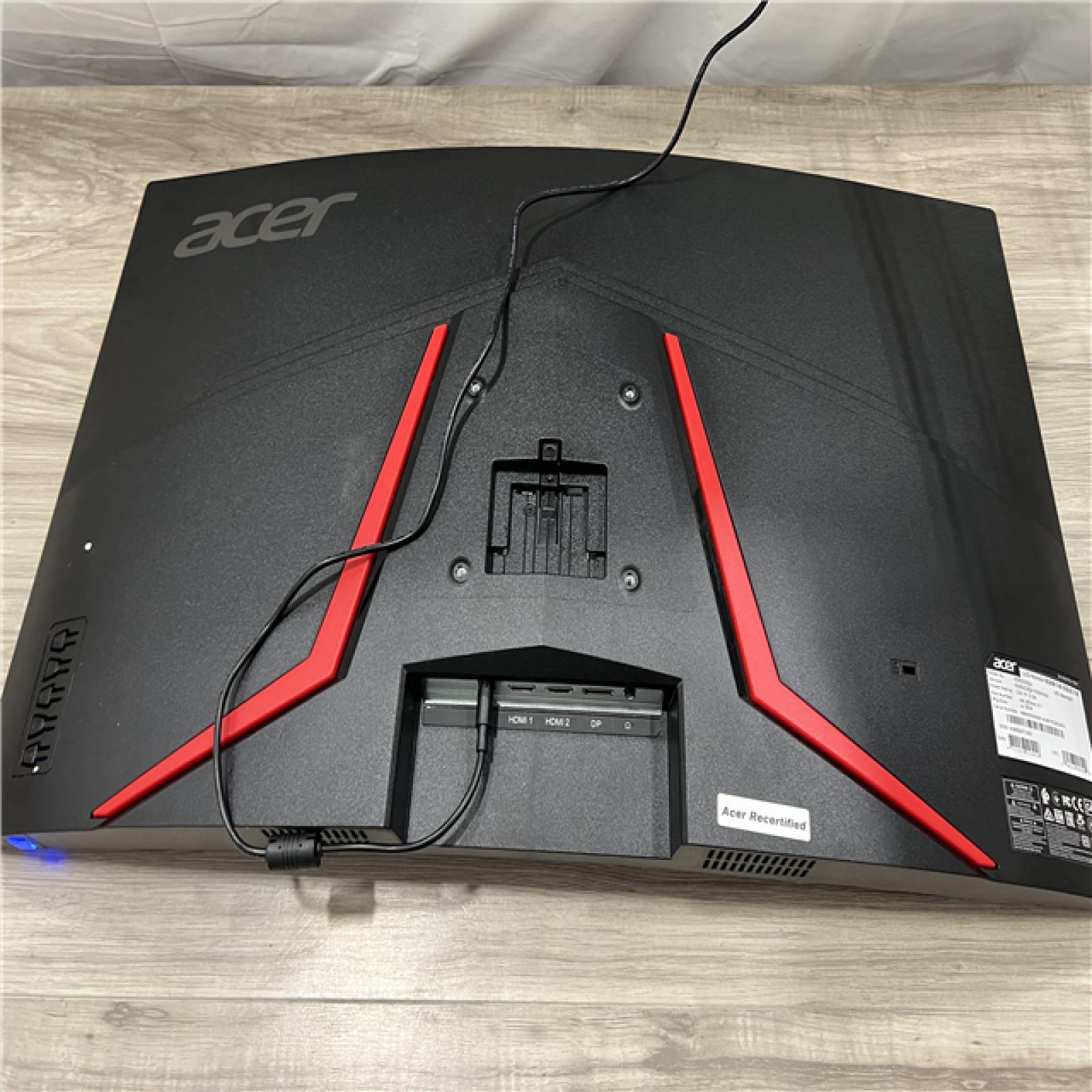 AS-IS Acer - Nitro 27 LED Curved FHD 180Hz 1ms FreeSync Premium Gaming Monitor