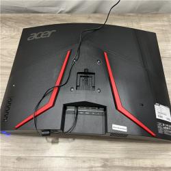 AS-IS Acer - Nitro 27 LED Curved FHD 180Hz 1ms FreeSync Premium Gaming Monitor