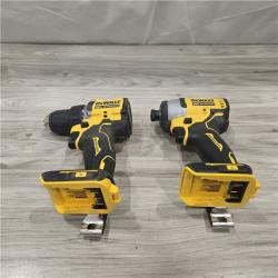 AS-IS Dewalt DCK225D2 20V MAX ATOMIC Compact Cordless Drill Driver and Impact Driver Combo Kit