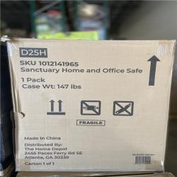 DALLAS LOCATION - SANCTUARY Sanctuary Platinum 3.32 cu. ft. Fireproof and Waterproof Home and Office Safe  Navy Blue