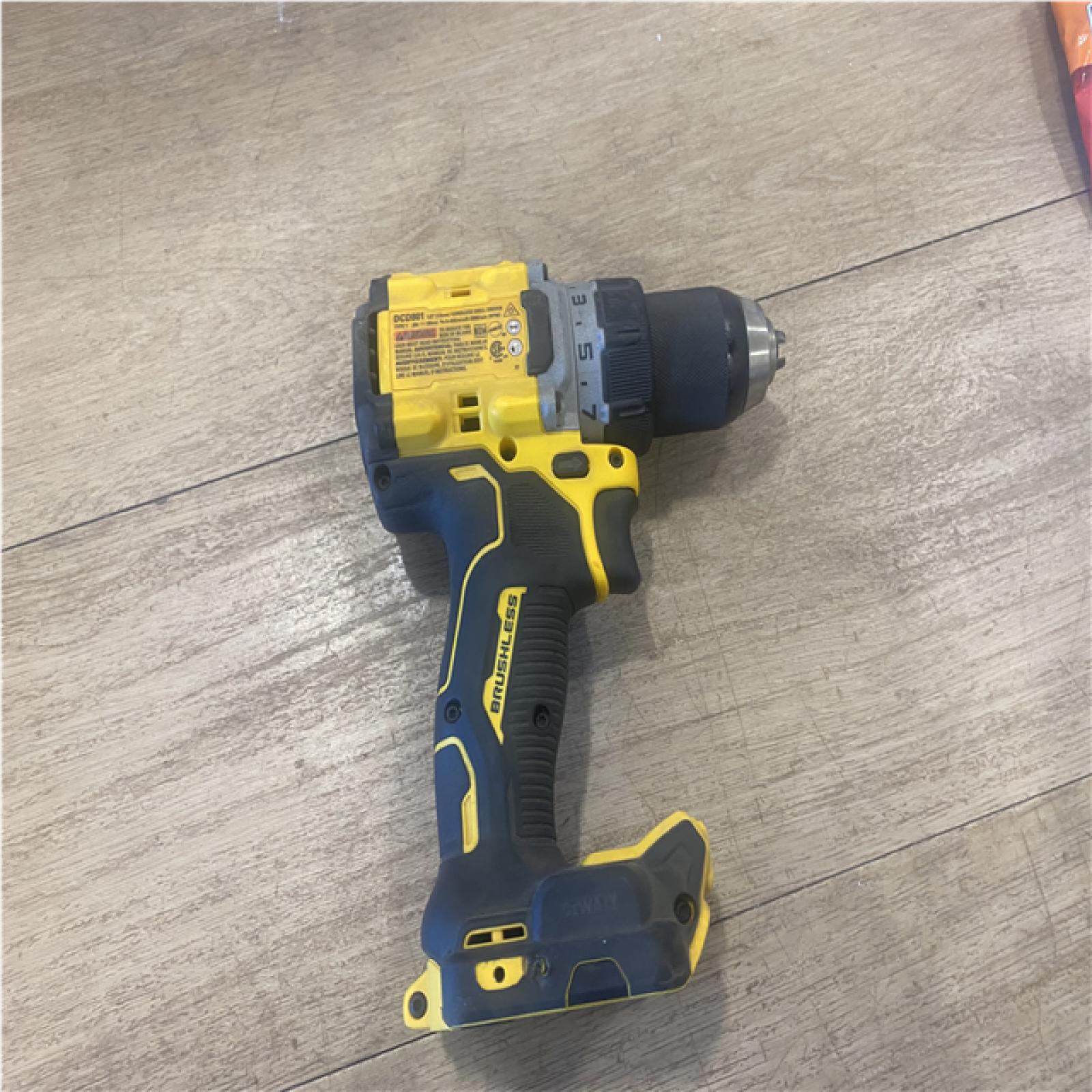 AS-IS DEWALT 20V MAX XR Brushless Cordless 1/2 in. Drill/Driver (Tool Only)