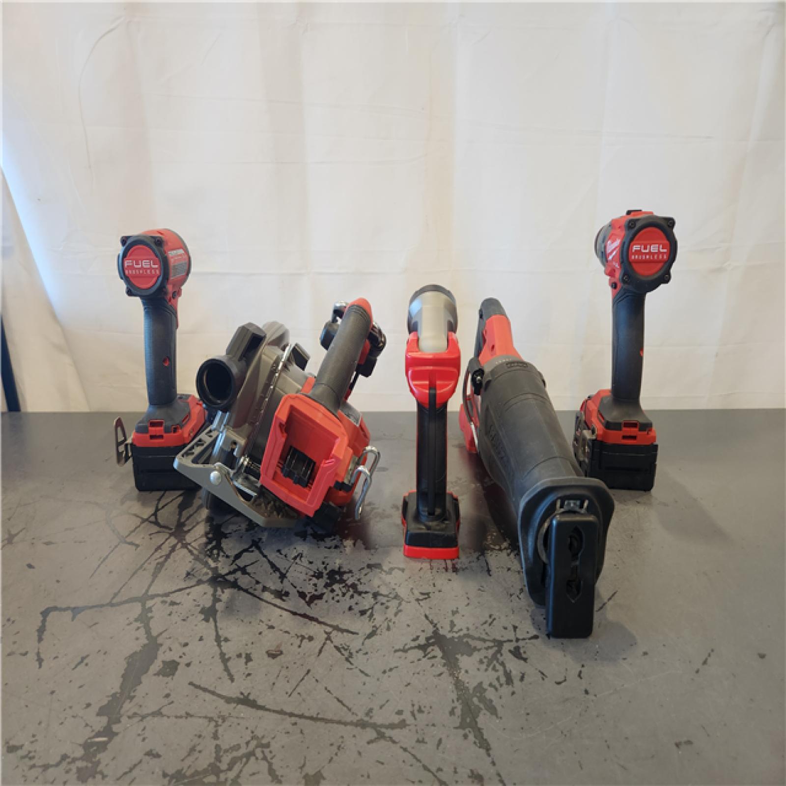 AS-IS- Milwaukee M18 Fuel 18 V 5 Amps Cordless Brushless 5 Tool