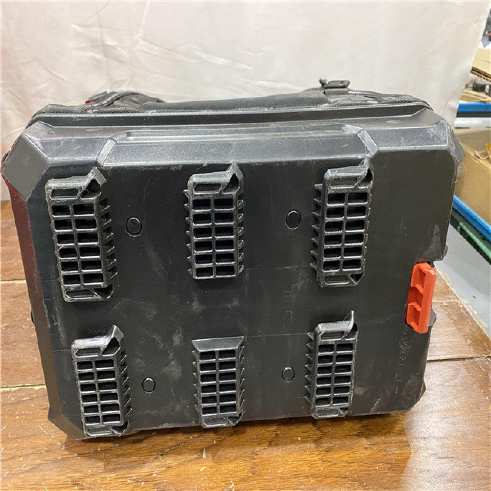 AS-IS Milwaukee PACKOUT 15 in. Structured Tear Resistant Layered Material Tool Bag W/Storable Padded Shoulder Strap - 48-22-8316