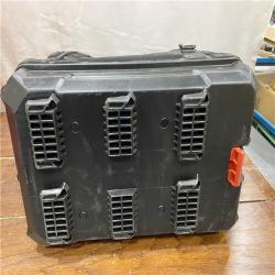 AS-IS Milwaukee PACKOUT 15 in. Structured Tear Resistant Layered Material Tool Bag W/Storable Padded Shoulder Strap - 48-22-8316