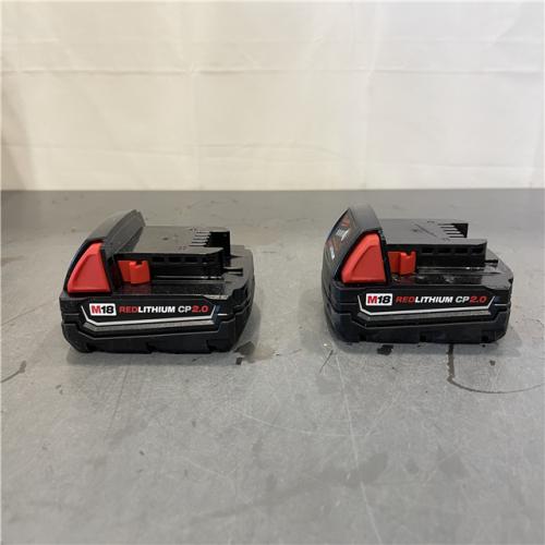 AS-IS - Milwaukee M18 18-Volt Lithium-Ion Compact Battery Pack 2.0Ah (2-Pack)