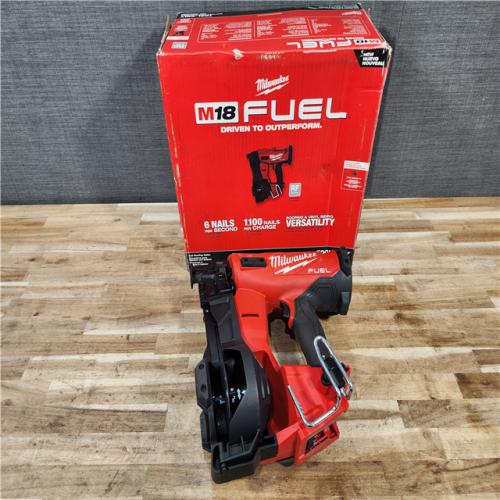 HOUSTON LOCATION - AS-IS Milwaukee FUEL 18-Volt Lithium-Ion Brushless Cordless Coil Roofing Nailer (Tool Only)