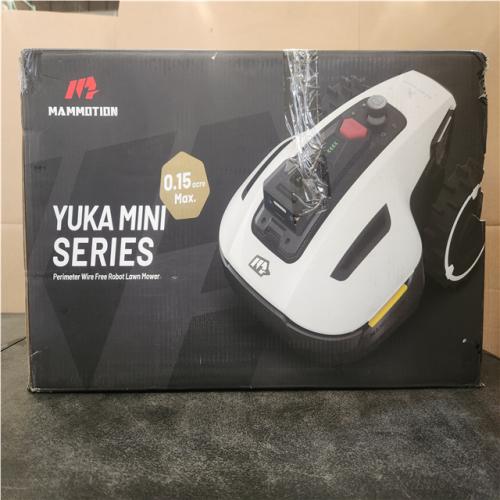 Phoenix AS-IS AMMOTION Yuka mini 7.5 in. Robot Lawn Mower (1/4 Acre) Adjustable Cutting Height (2 in. - 3.5 in.), All Terrain, AI Vision (NO CHARGER)