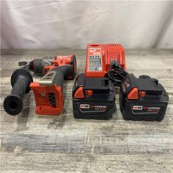 AS-IS Milwaukee FUEL 18V Lithium-Ion Brushless Cordless 1/2 in. Hammer Drill Driver Kit