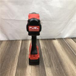 AS-IS Milwaukee FUEL ONE-KEY 18V Li-Ion Brushless Cordless 1/2 in. High-Torque Impact Wrench with Friction Ring  Resistant Batteries