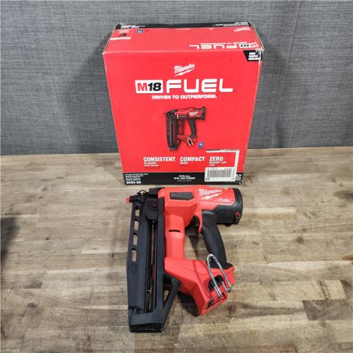 HOUSTON LOCATION - AS-IS (APPEARS LIKE NEW) MILWAUKEE 16 GAUGE STRAIGHT FINISH NAILER (TOOL ONLY)