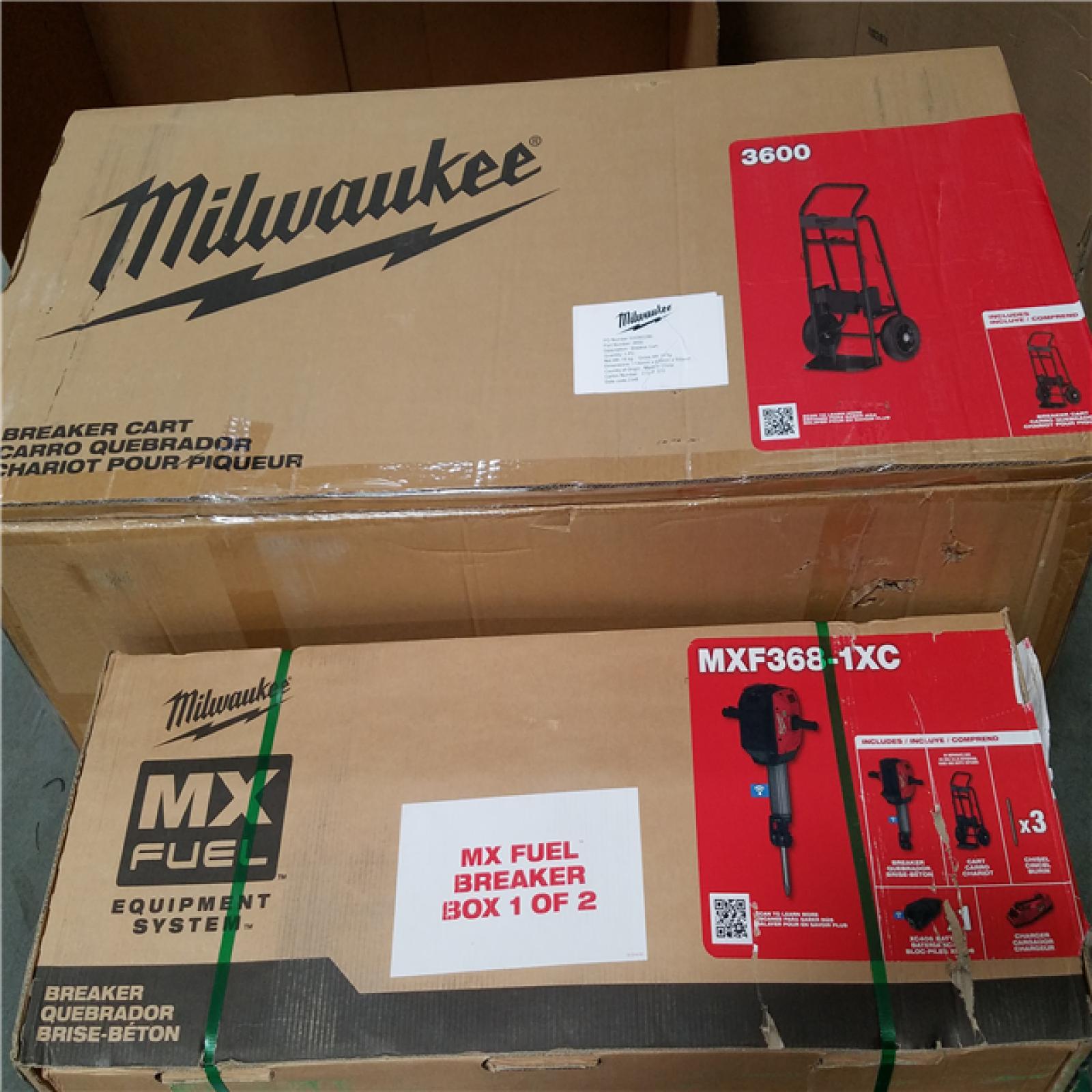 California NEW Milwaukee Breaker & Cart