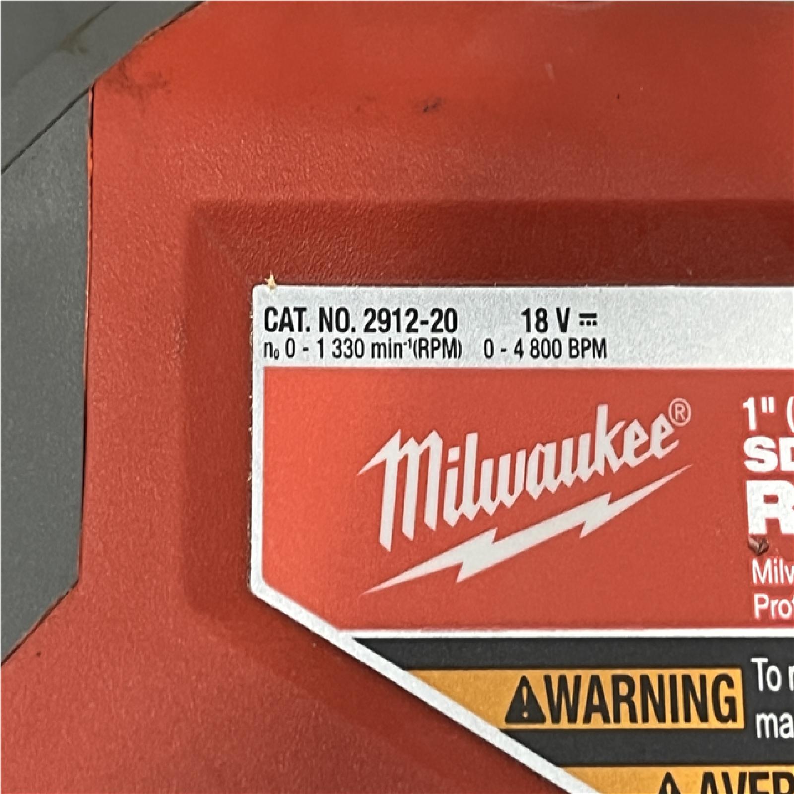 AS-IS Milwaukee  FUEL 18V Lithium-Ion Brushless Cordless 1 in. SDS-Plus Rotary Hammer (Tool-Only)