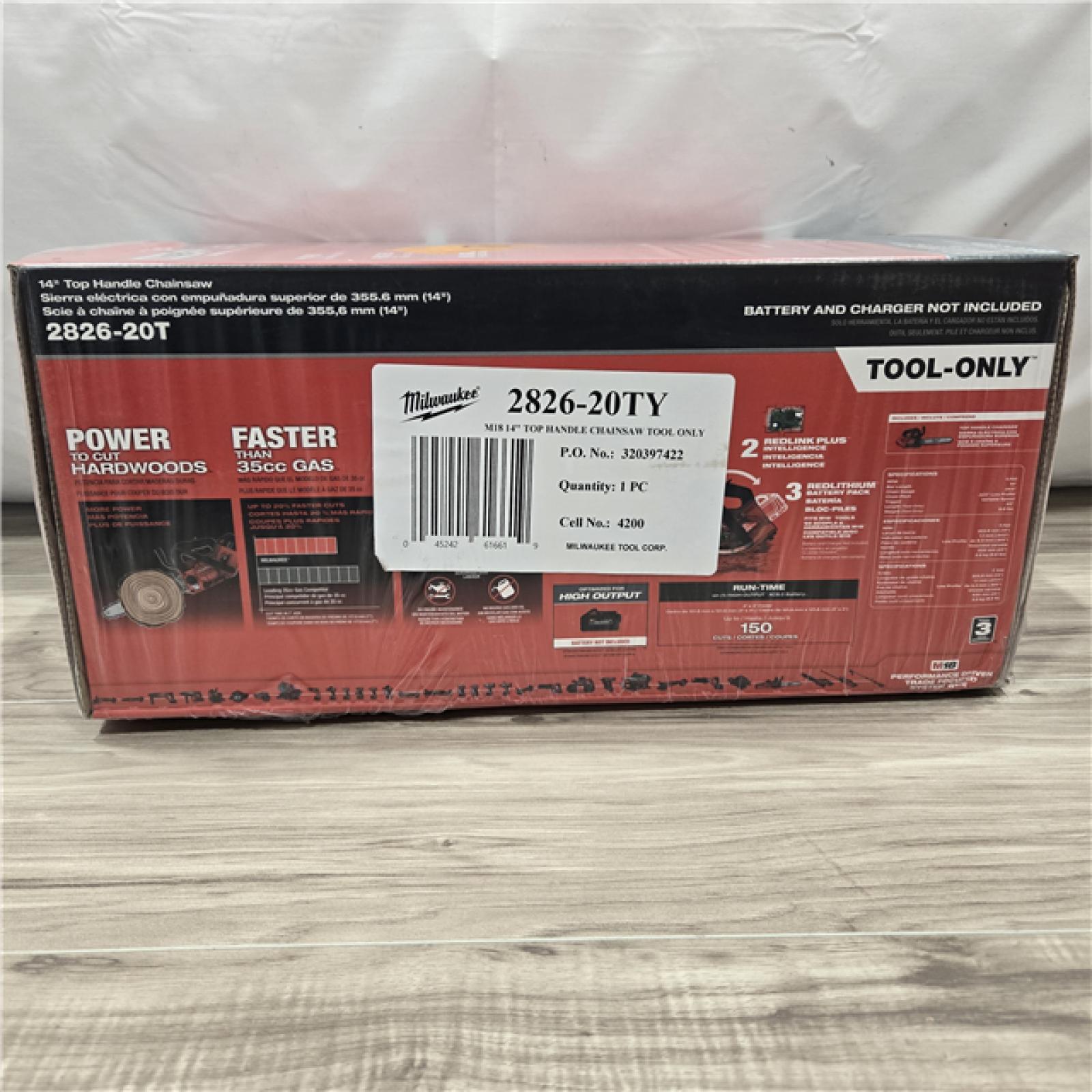 NEW! - Milwaukee Tool M18 FUEL 18V Cordless Chainsaw (Tool-Only)