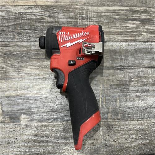 AS-IS Milwaukee FUEL 12V Lithium-Ion Brushless Cordless 1/4 in. Hex Impact Driver (Tool-Only)