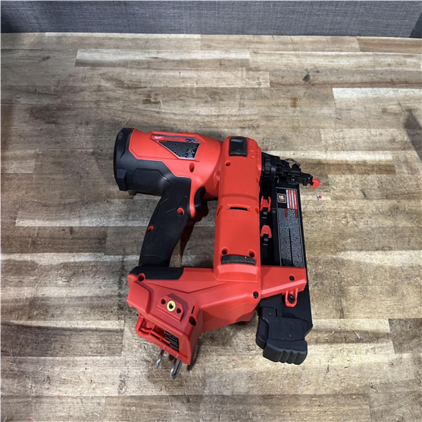 Houston Location AS-IS Milwaukee FUEL 18-Volt Lithium-Ion Brushless Cordless Gen II 18-Gauge Brad Nailer (Tool-Only)