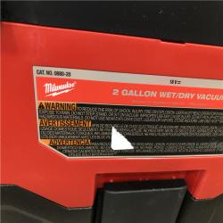 AS-IS Milwaukee 18-Volt 2 Gal. Lithium-Ion Cordless Wet/Dry Vacuum (Vacuum-Only)
