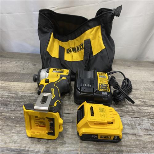 AS-IS DEWALT Atomic 20V Max Lithium-Ion Brushless Cordless Compact 1/4 in. Impact Driver Kit