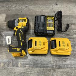 AS-IS DEWALT 20V XR Lithium-Ion Cordless Brushless 1/2 in. Drill/Driver Kit