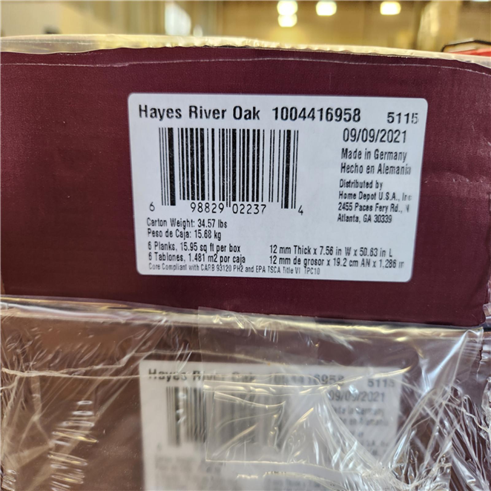 Phoenix Location NEW Home Decorators Collection Hayes River Oak 12mm T x 7.56 in. W Waterproof Laminate Wood Flooring (564 sq. ft./36 Case)