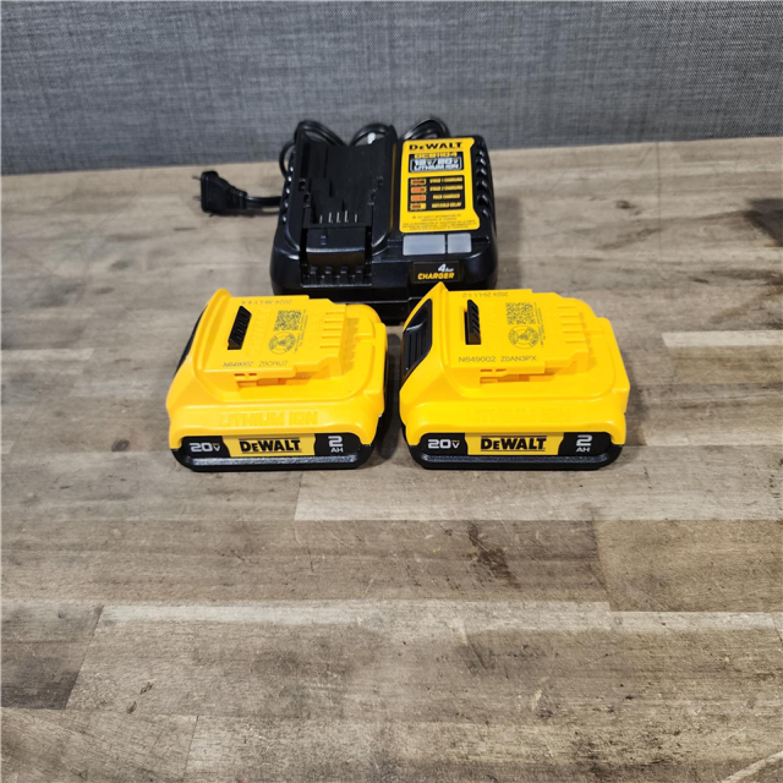 HOUSTON LOCATION - AS-IS DEWALT 4 TOOL COMBO KIT W/ (2) BATTERY & CHARGER