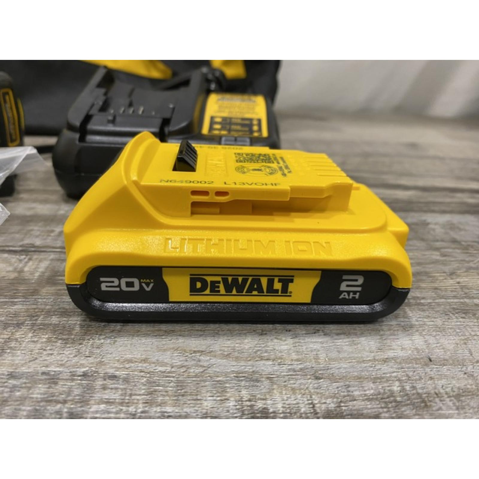 AS-IS DEWALT 20V MAX Lithium-Ion Brushless Cordless 1/4 in. Impact Driver Kit