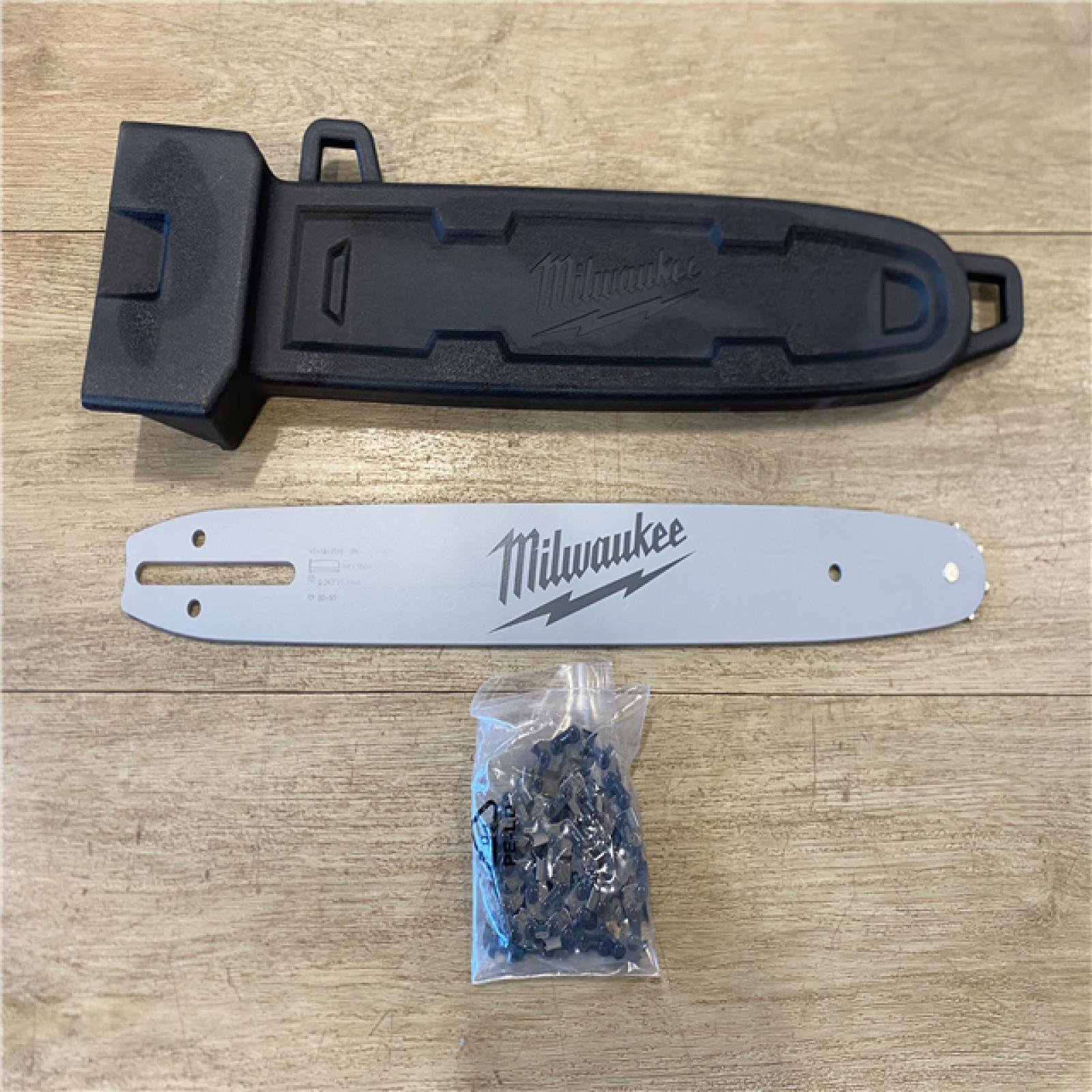 AS-IS Milwaukee FUEL 14 in. 18V Lithium-Ion Brushless Cordless Battery Top Handle Chainsaw (Tool Only)
