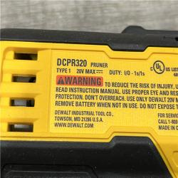 AS-IS DEWALT 20V MAX Cordless Battery Powered Pruner Kit