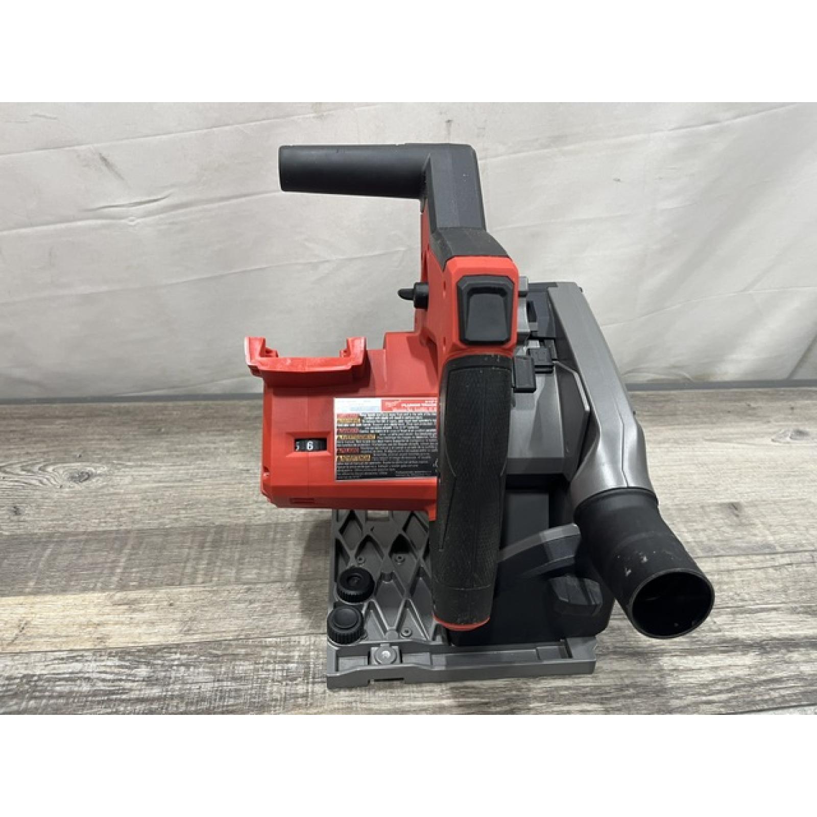AS-IS Milwaukee FUEL 18V Lithium-Ion Cordless Brushless 6-1/2 in. Plunge Cut Track Saw (Tool-Only)