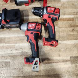 HOUSTON LOCATION - AS - IS Milwaukee 5 Tool Combo Kit W/ (2) Battery & Charger