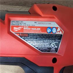 HOUSTON LOCATION - AS-IS Milwaukee FUEL 18-Volt Lithium-Ion Brushless Cordless Gen II 18-Gauge Brad Nailer (Tool-Only)