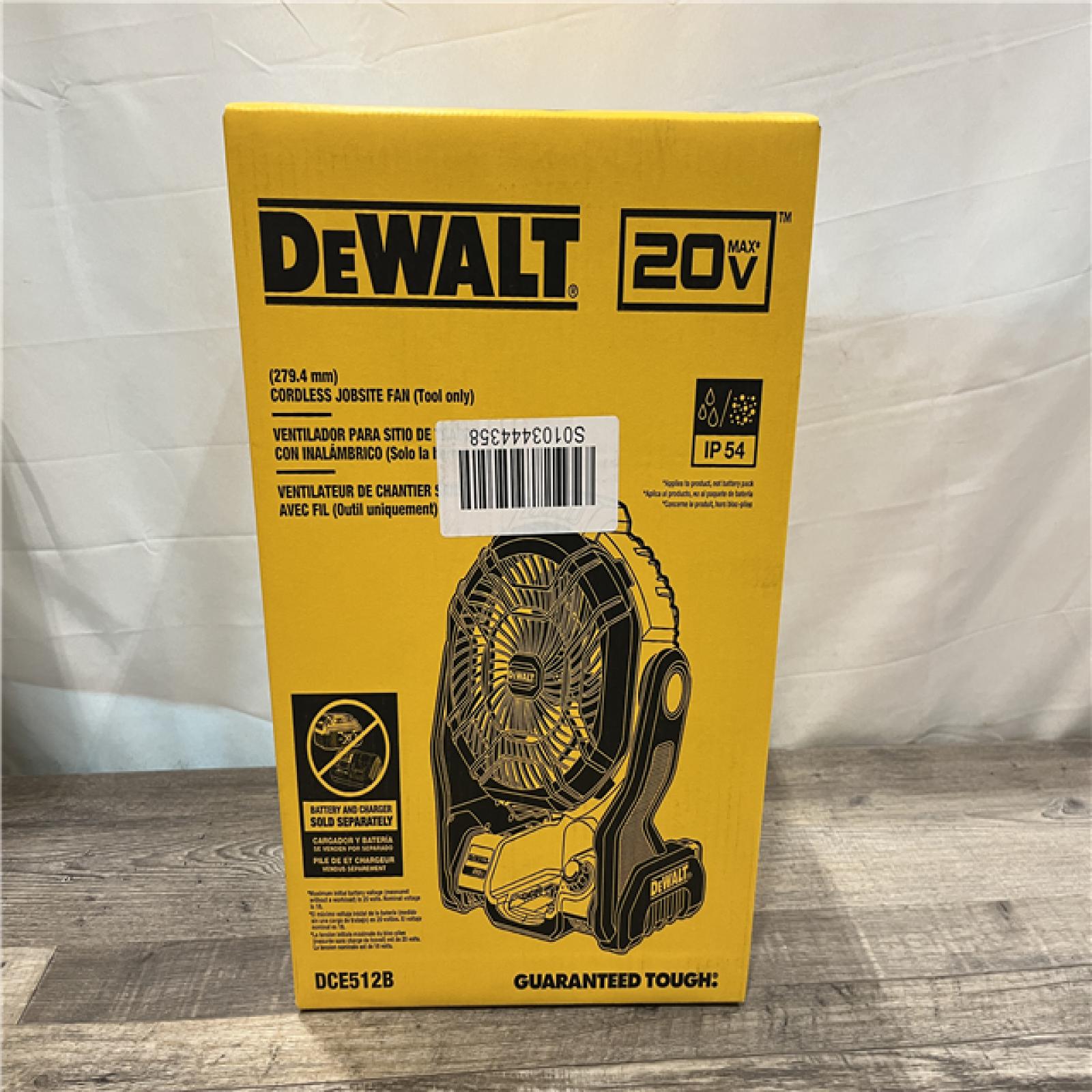 NEW - DEWALT 20V MAX Jobsite Fan (Tool Only)