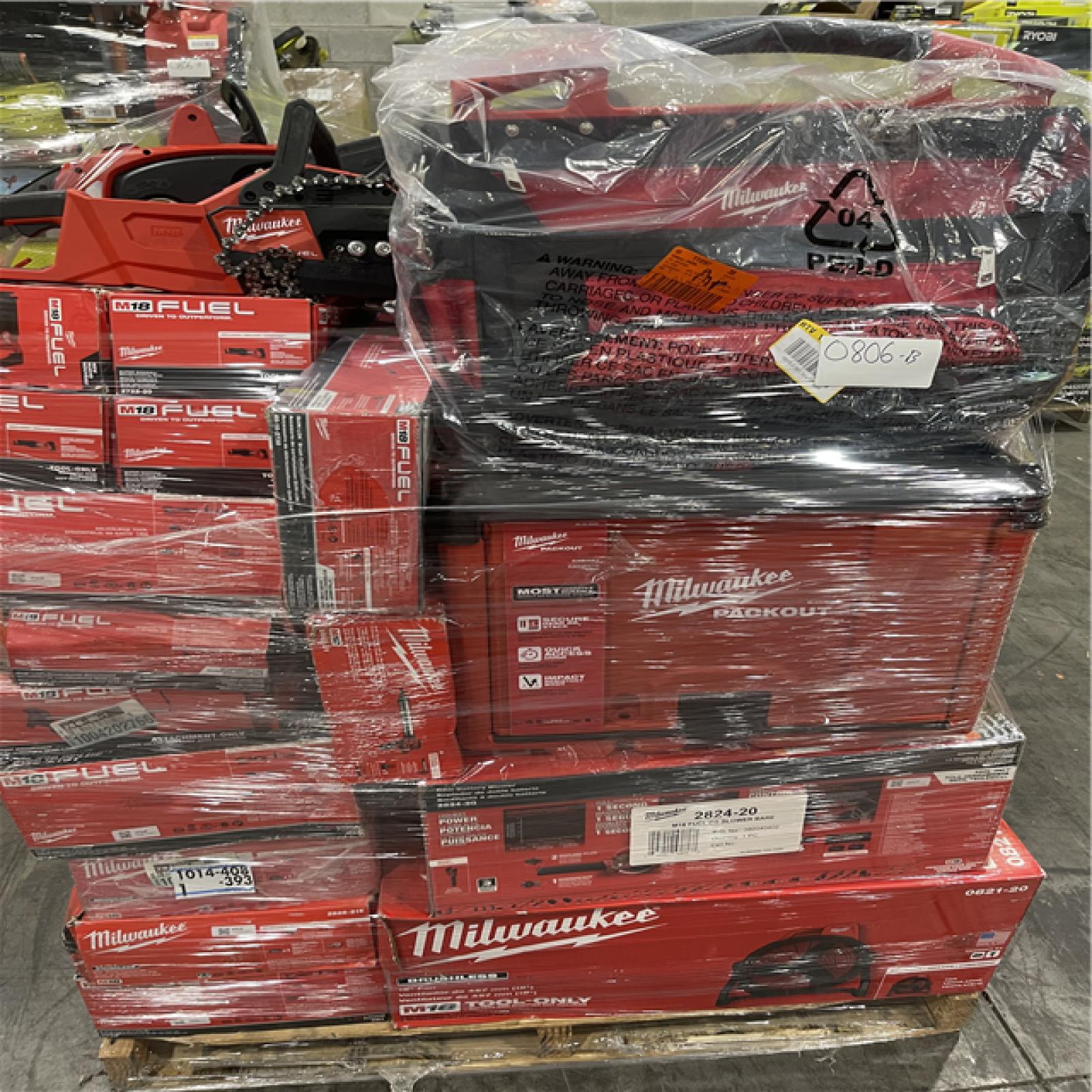 Pittston Location As-IS Power Tools Truckload (11 Pallets) 0806-B